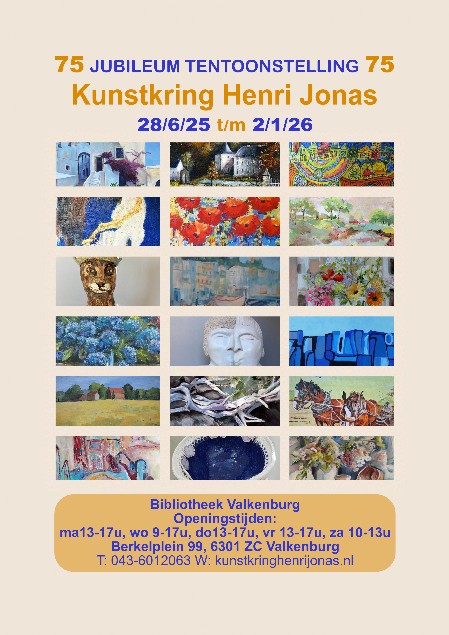 Jubileumexpositie jaar Kunstkring Henri Jonas