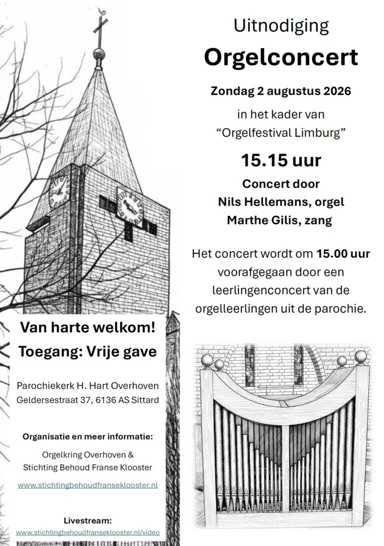 Uitgaan in Limburg 82 Orgelconcert