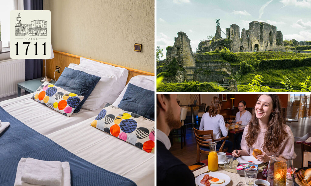 Overnachting voor + ontbijt + late check out in Valkenburg