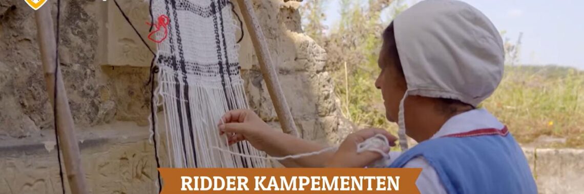 Middeleeuws Ridderkampement Kasteelruïne Valkenburg
