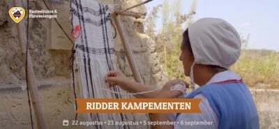 Middeleeuws Ridderkampement Kasteelruïne Valkenburg