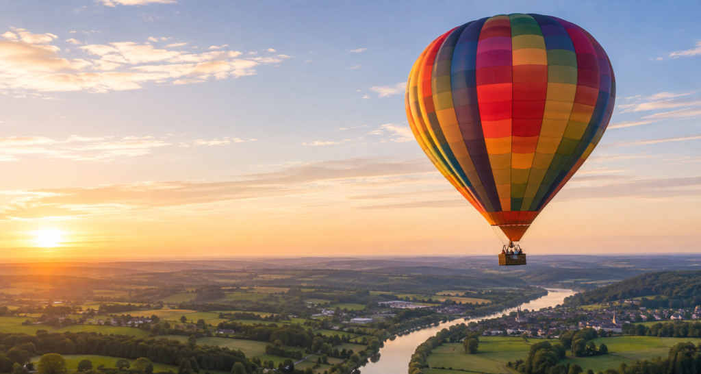 Ballonvaren boven Limburg